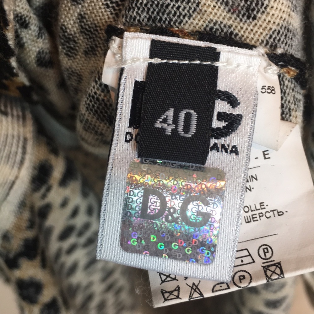 Dolce & Gabbana leopard Cardigan Size 40 - Picture 6 of 7